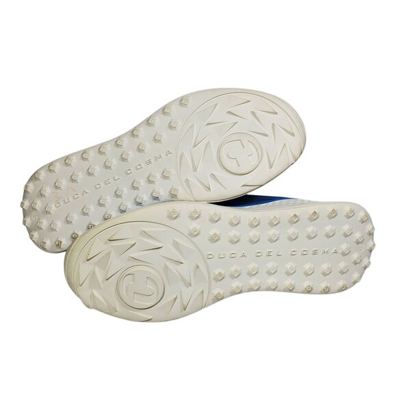 Duca Del Cosma Wildcat Golf Shoes Women's 10 Blue Cleatless Waterproof - Picture 8 of 8